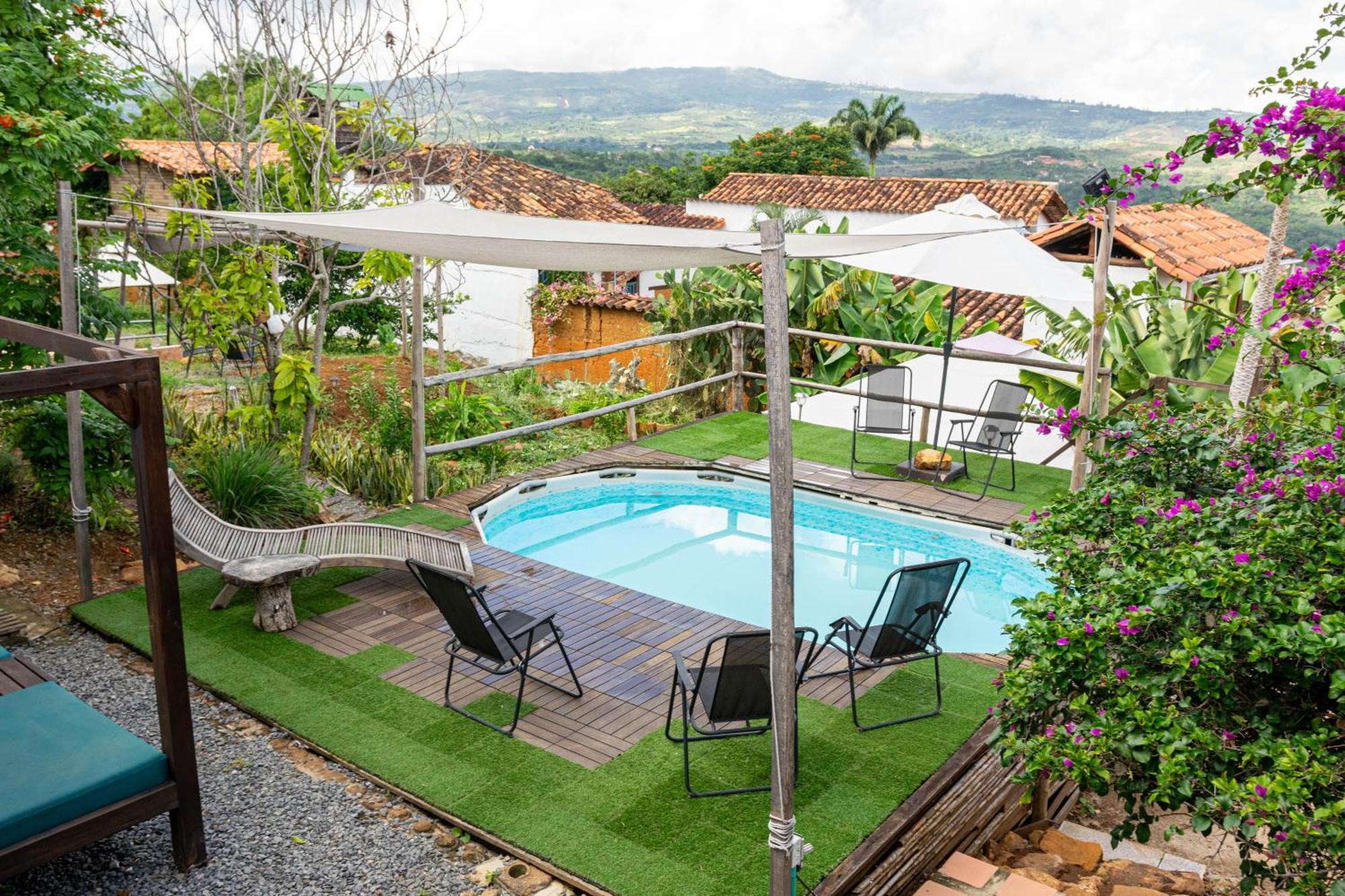 Hotel Florre Blossom Barichara Bagian luar foto