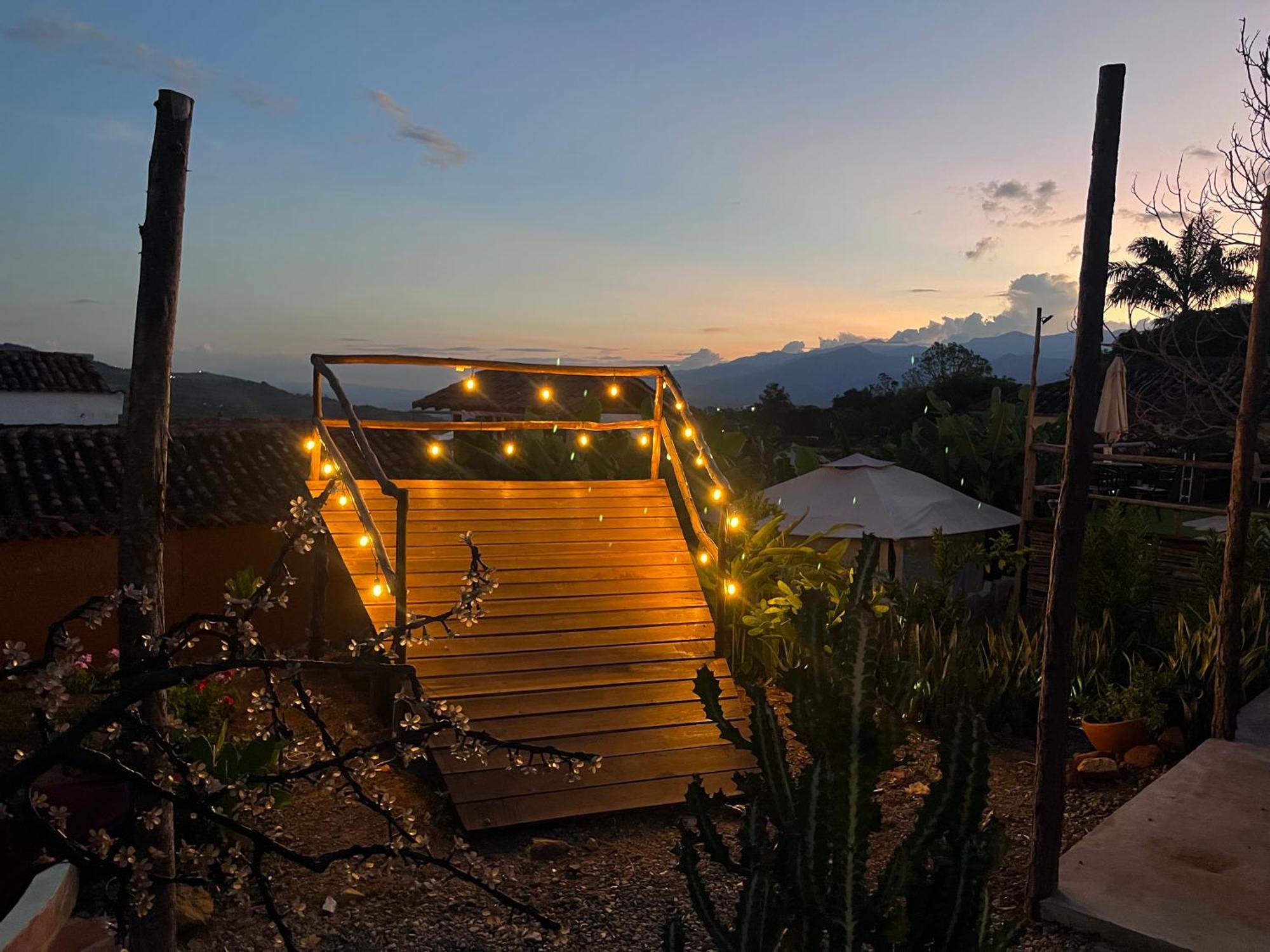 Hotel Florre Blossom Barichara Bagian luar foto